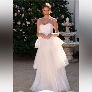 “Forever My Love” tulle strapless maxi from Vici X-small
